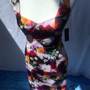 Laundry by Shelli Segal multi-colored dress